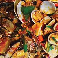 Stir-Fried Clam with Black Bean Sauce